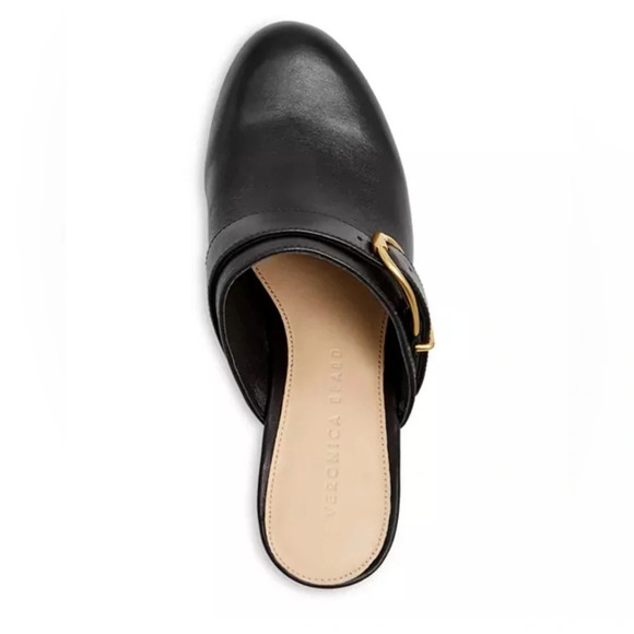 NIB Veronica Beard Hendrix Buckled Clogs Size 9.5 Black - Picture 4 of 13